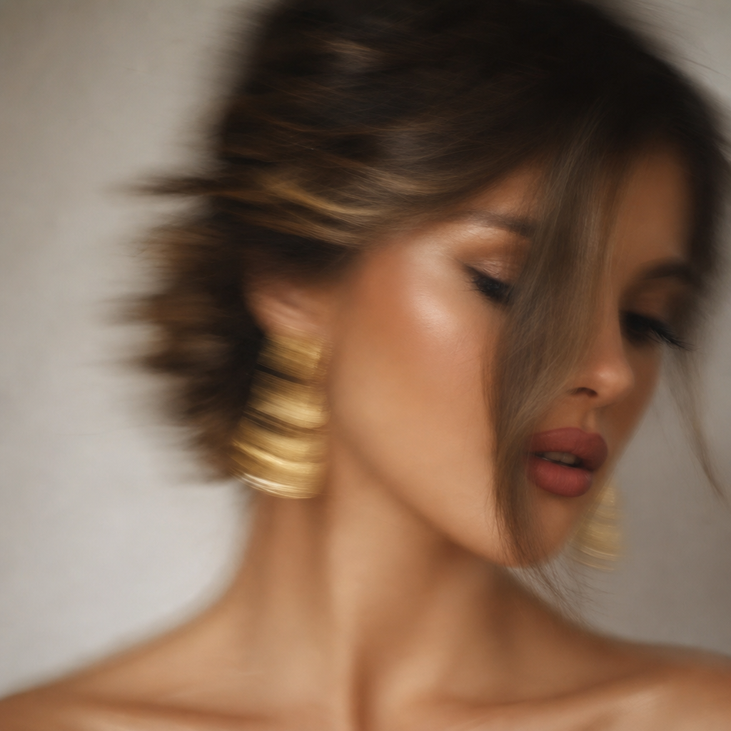 Intentional artistic motion-blur portrait, shot on a smartph